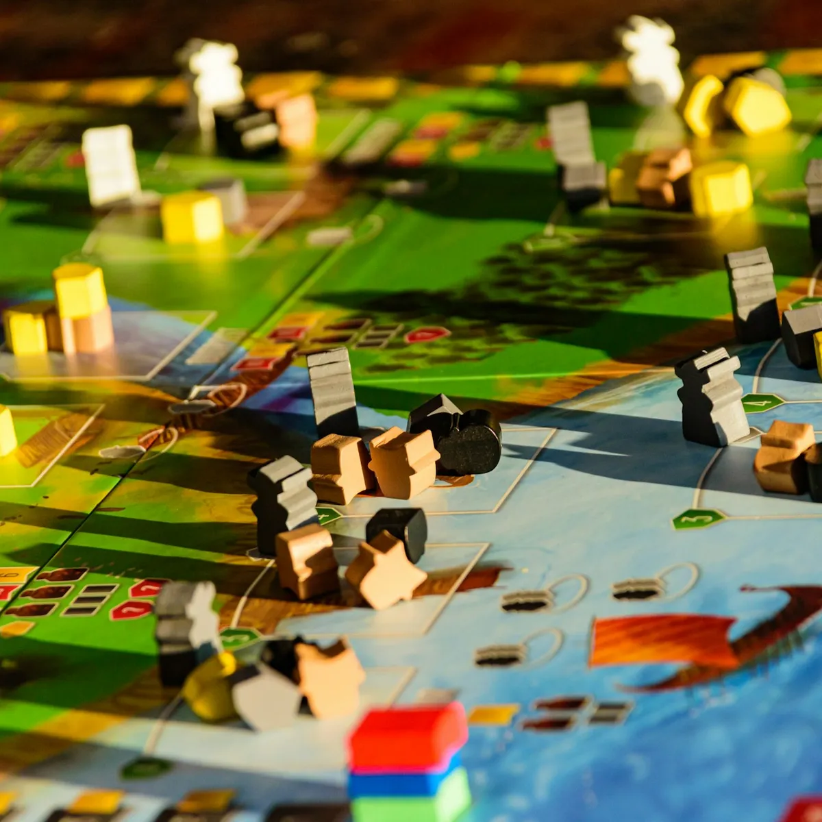 Jogos de tabuleiro em família